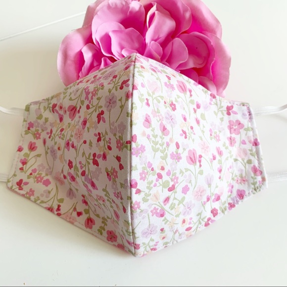 3/$25 Triple Layer Handmade Face Mask - Picture 2 of 5